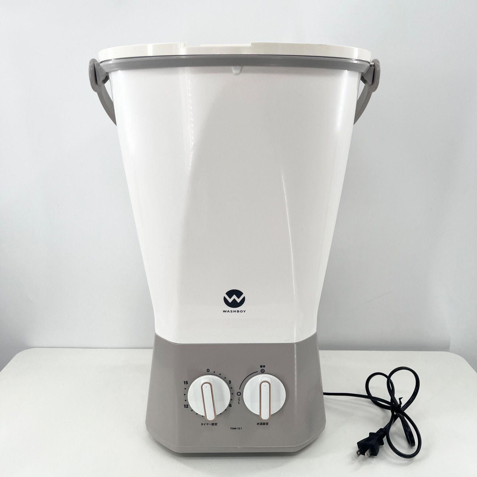 WASHBOY ウォッシュボーイ TOM-12f 小型洗濯機 バケツ洗濯機 ミニ洗濯