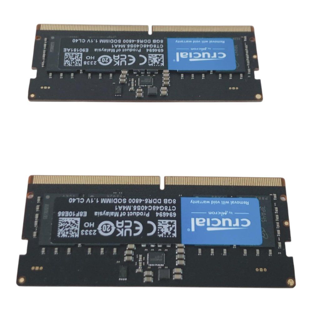Crucial ノートPC用増設メモリ 16GB(8GBx2枚) DDR5 4800MT/s(PC5-38400