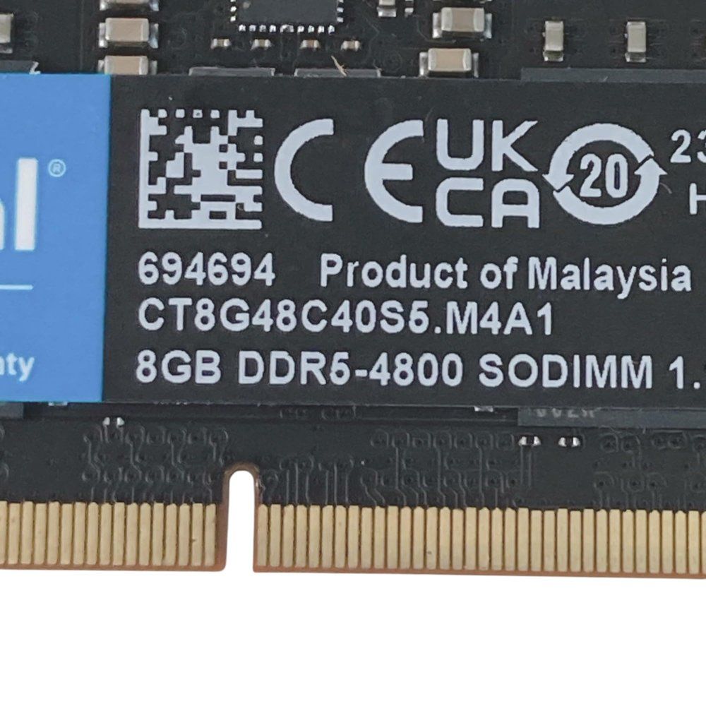 Crucial ノートPC用増設メモリ 16GB(8GBx2枚) DDR5 4800MT/s(PC5-38400