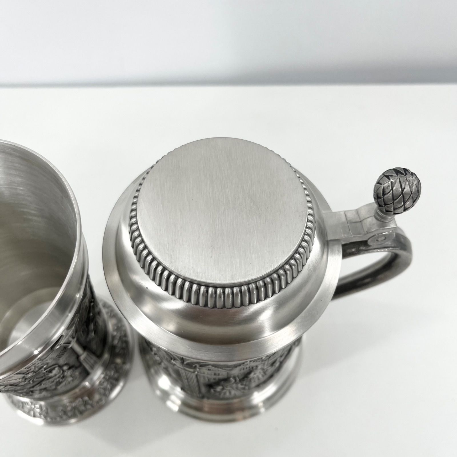 ドイツ製 Zinn Becker シュトゥットガルト ピューター ビアマグ