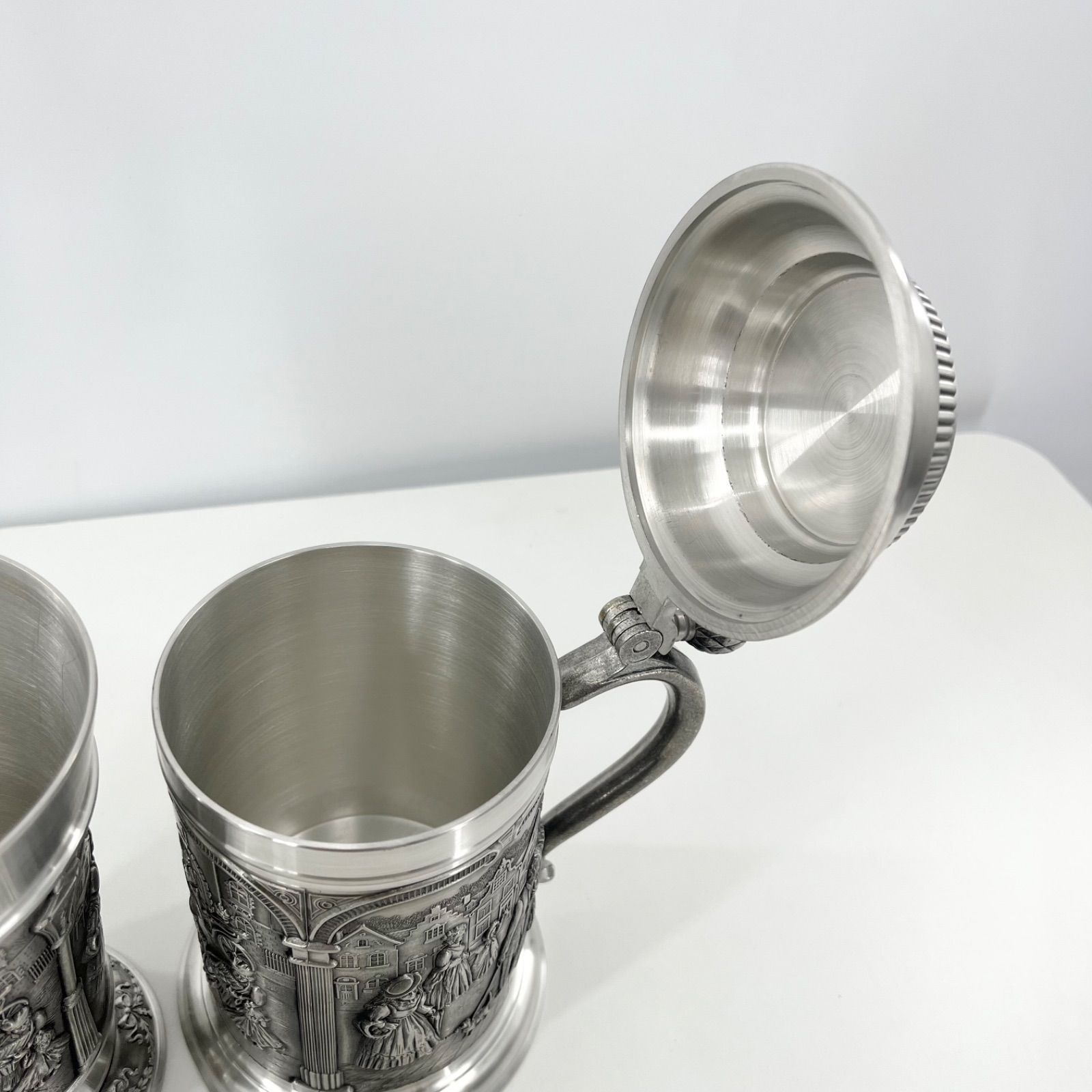 ドイツ製 Zinn Becker シュトゥットガルト ピューター ビアマグ