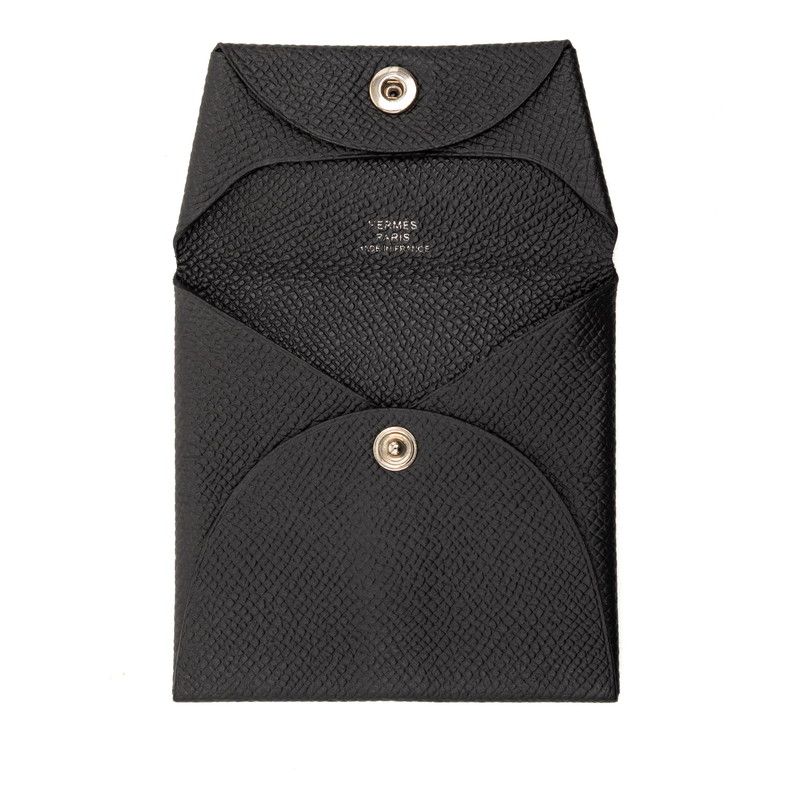 エルメス バスティア ブラック ヴォーエプソン レディース HERMES【1