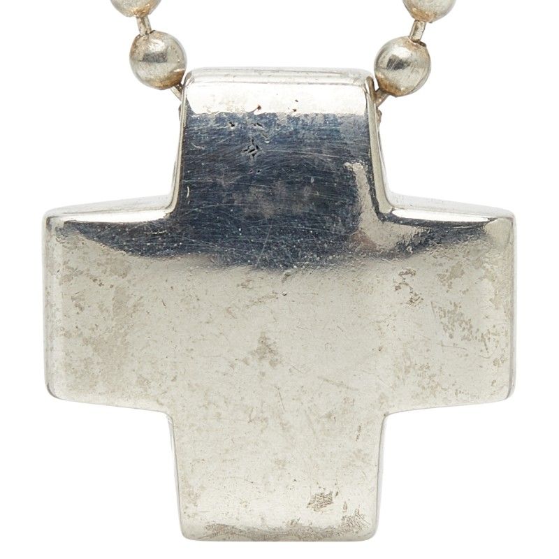 ティファニー ローマンクロス ネックレス ボールチェーン SV925