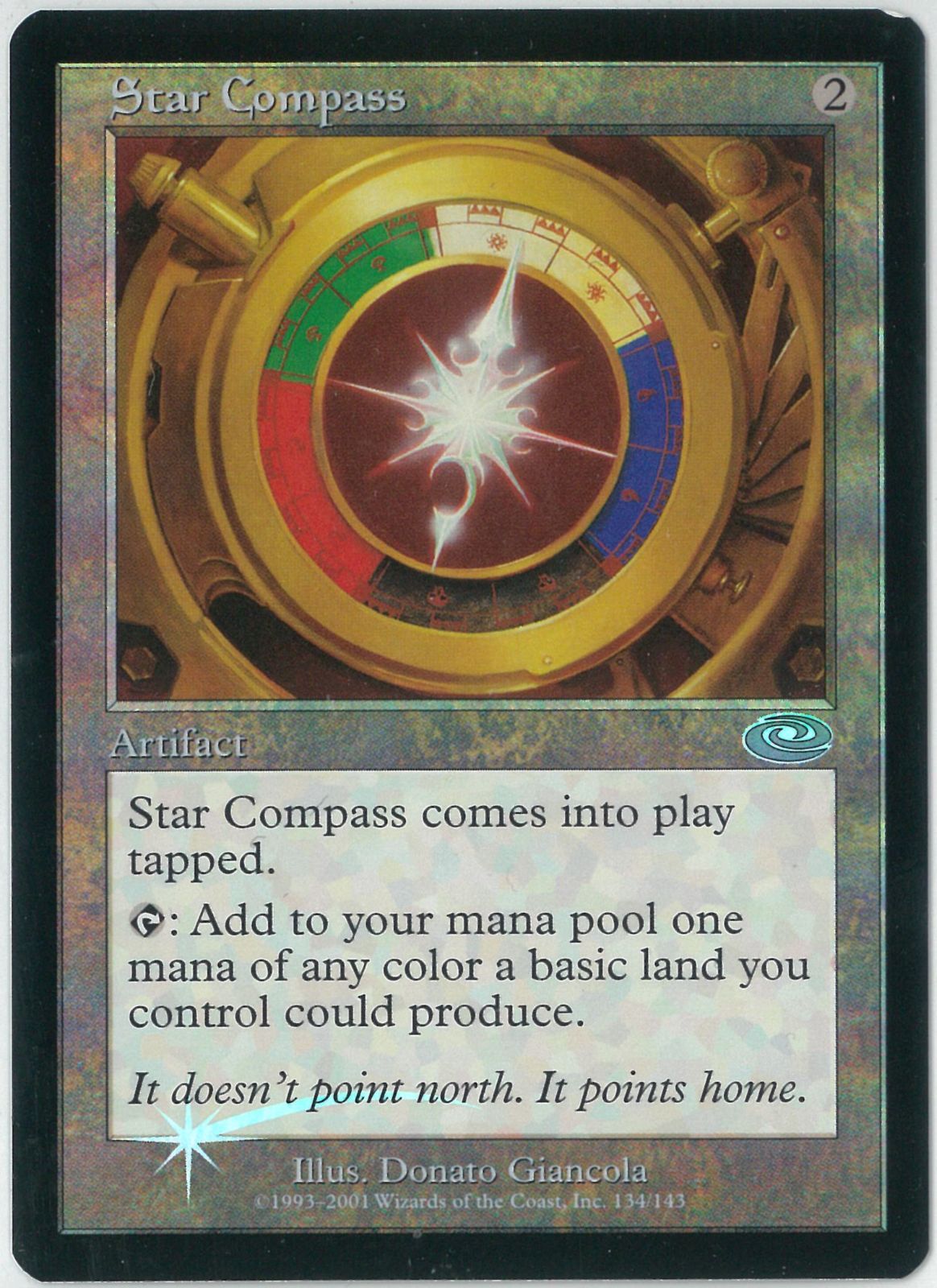 FOIL/MTG/英語版/星のコンパス/Star Compass/プレーンシフト 