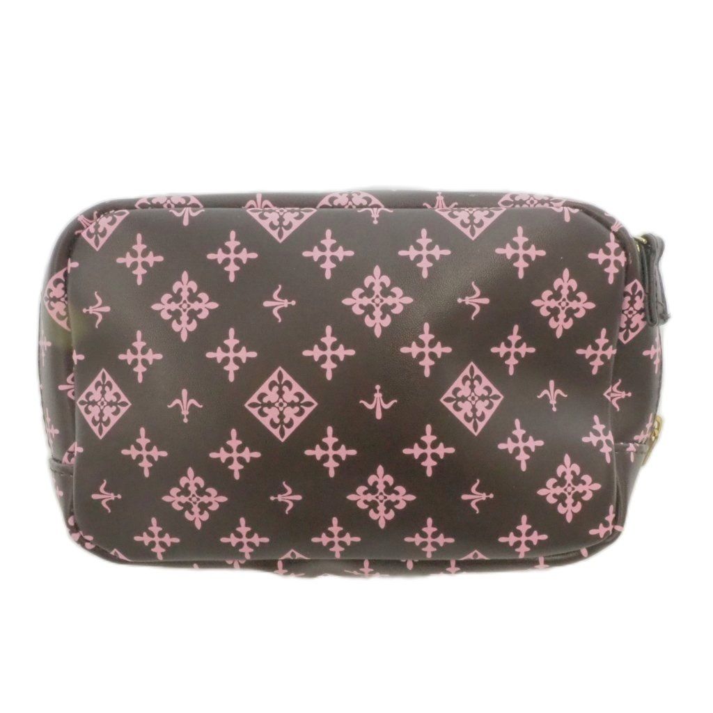 ラシット RUSSET Daily スクエア ミニショルダーバッグ 総柄 ブラウン