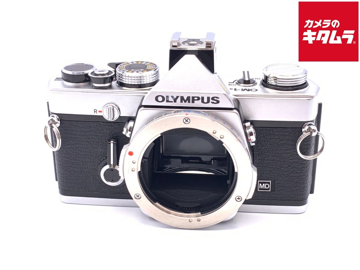 OLYMPUS OM-1 フィルムカメラ ボディ シルバー 低速シャッター難あり