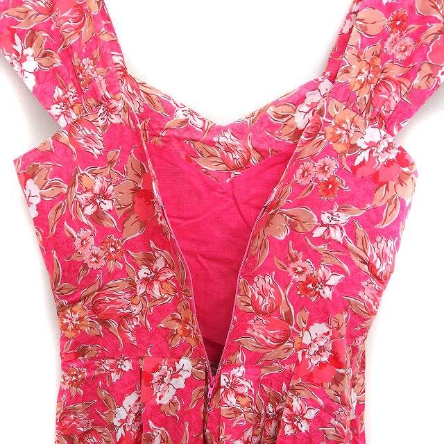 ローラアシュレイ LAURA ASHLEY 花柄 フレア ワンピース ロング丈