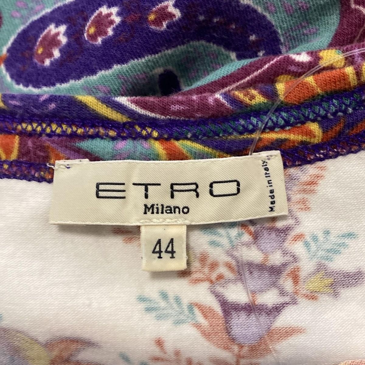 ETRO(エトロ) 半袖Tシャツ サイズ44 L レディース美品 - パープル