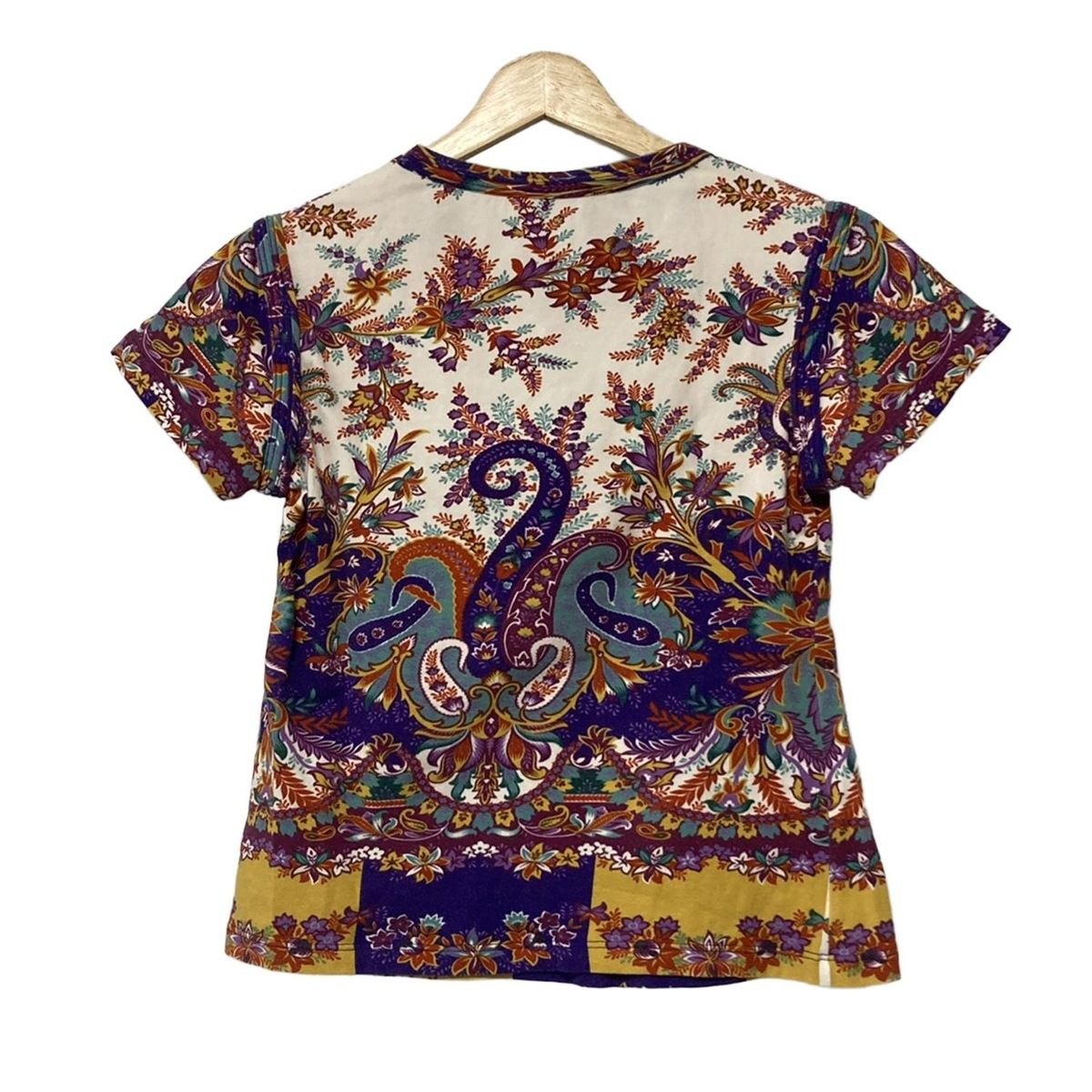 ETRO(エトロ) 半袖Tシャツ サイズ44 L レディース美品 - パープル