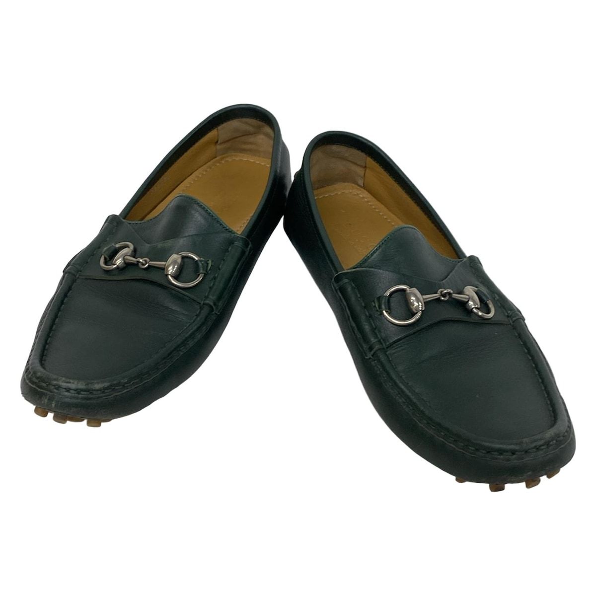 GUCCI グッヂ　ドライビングシューズ 中古・古着通販】GUCCI (グッチ) ドライビングシューズ ブルー サイズ