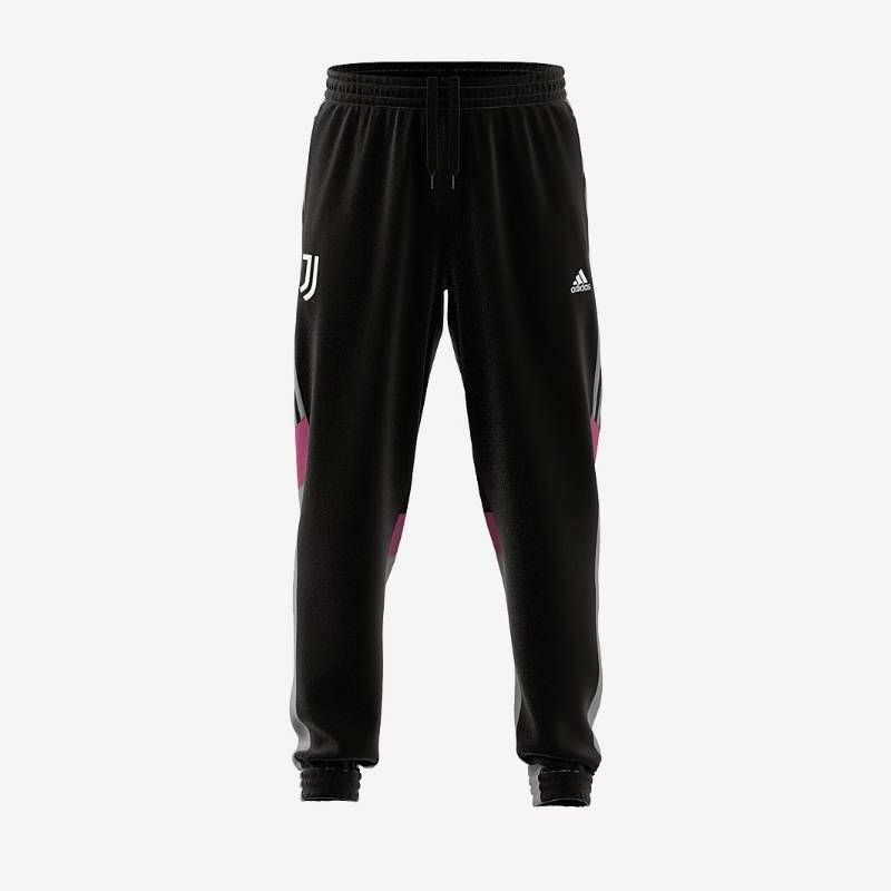 【送料無料・匿名配送】adidas アディダス ユヴェントス 23/24 ウーブン パンツ 黒 銀 紫 新品 正規品 最新