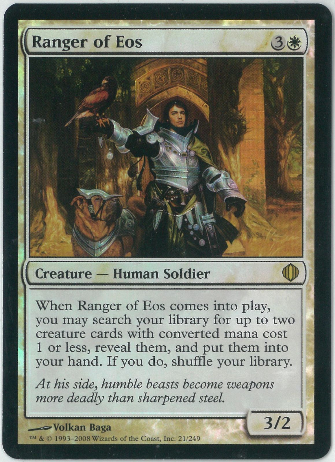 イーオスのレインジャー長 英語版foil FOIL/MTG/英語版/イーオスのレインジャー/Ranger of Eos/アラーラの