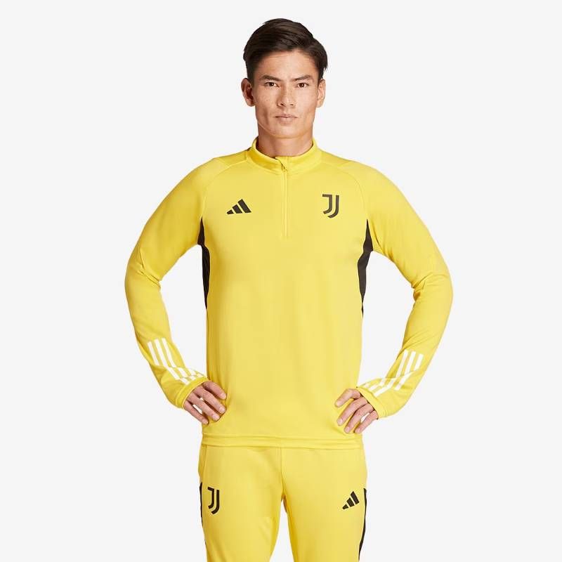 【送料無料・匿名配送】adidas アディダス ユヴェントス 23/24 トレーニング トップ 黄 金 新品 正規品 ハーフジップ