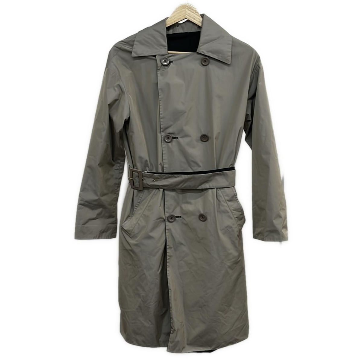 HERNO(ヘルノ) コート サイズ38 S レディース - グレーベージュ×黒  