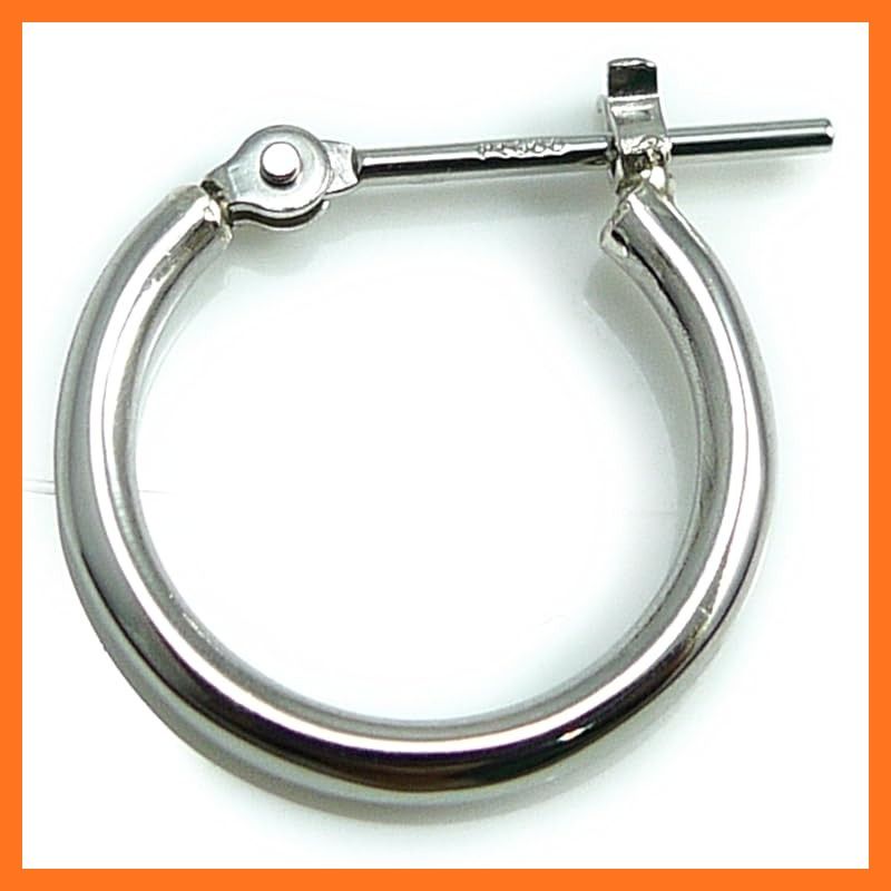 専用出品 新品 PT900 プラチナ 1.5×13mm フープピアス ペア 新品】 日本製 プラチナ Pt900 フープピアス 1.5mm x 13mm 片耳分0.5