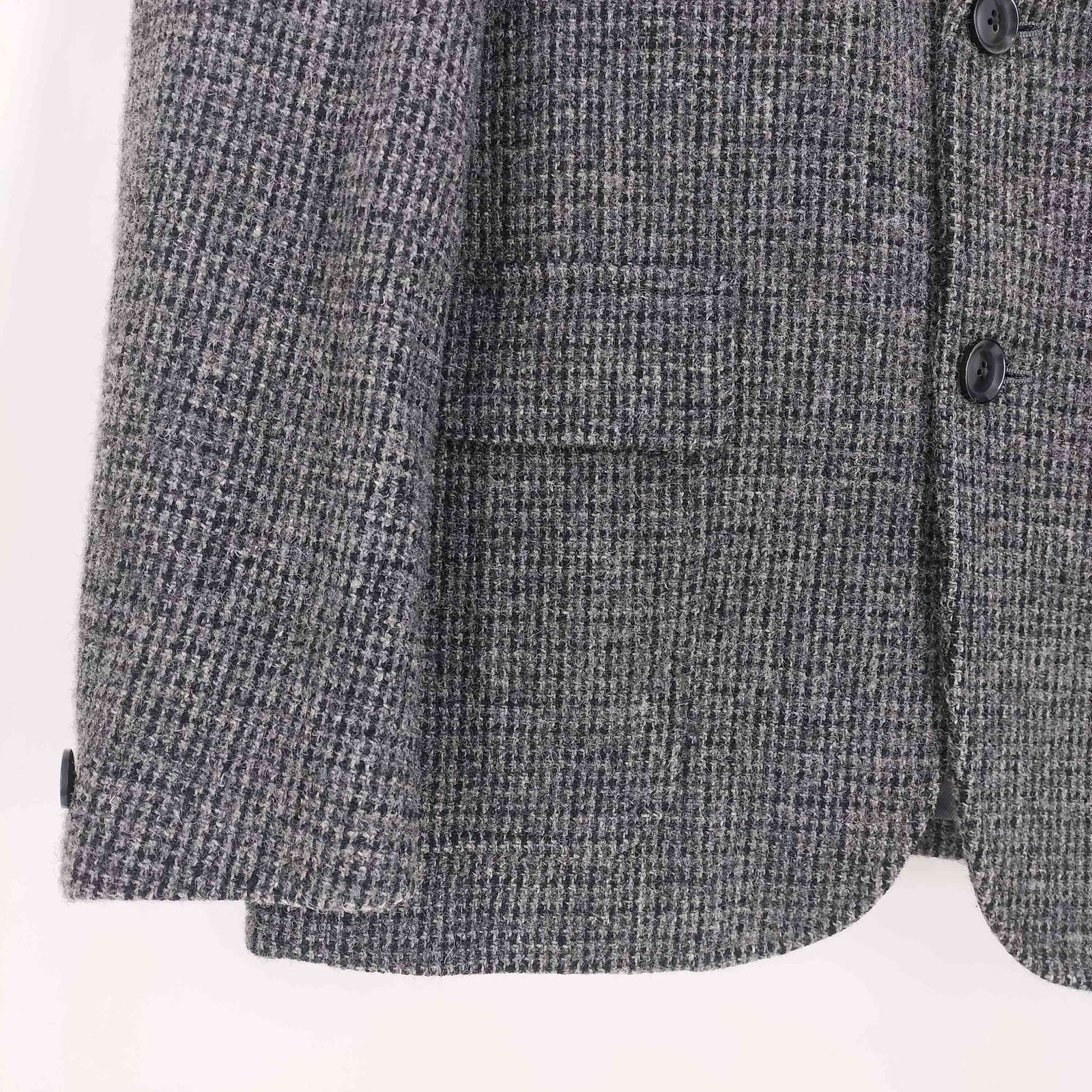 エディーバウアー Eddie Bauer Harris Tweed ウール チャック柄 2B
