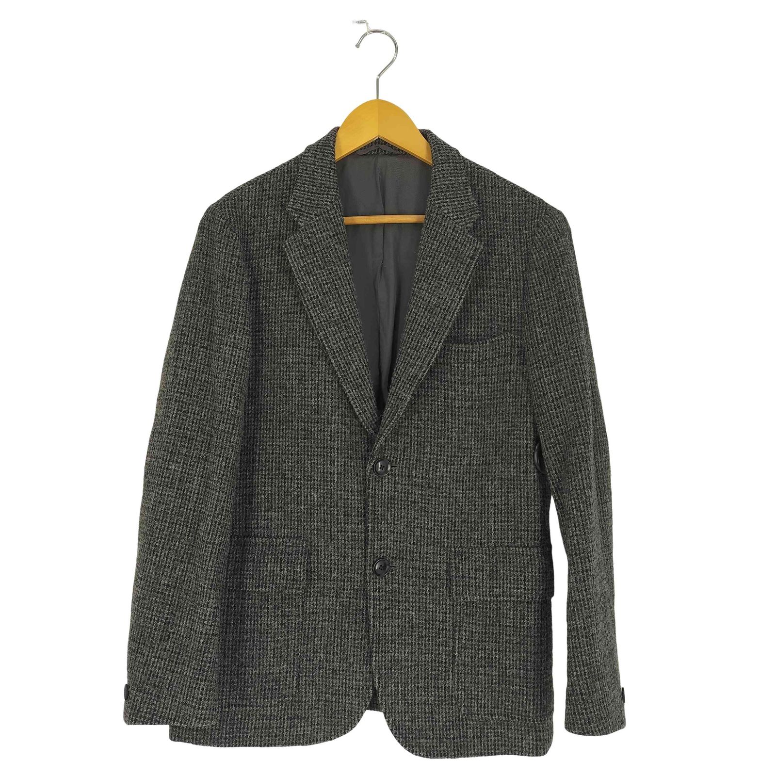 エディーバウアー Eddie Bauer Harris Tweed ウール チャック柄 2B