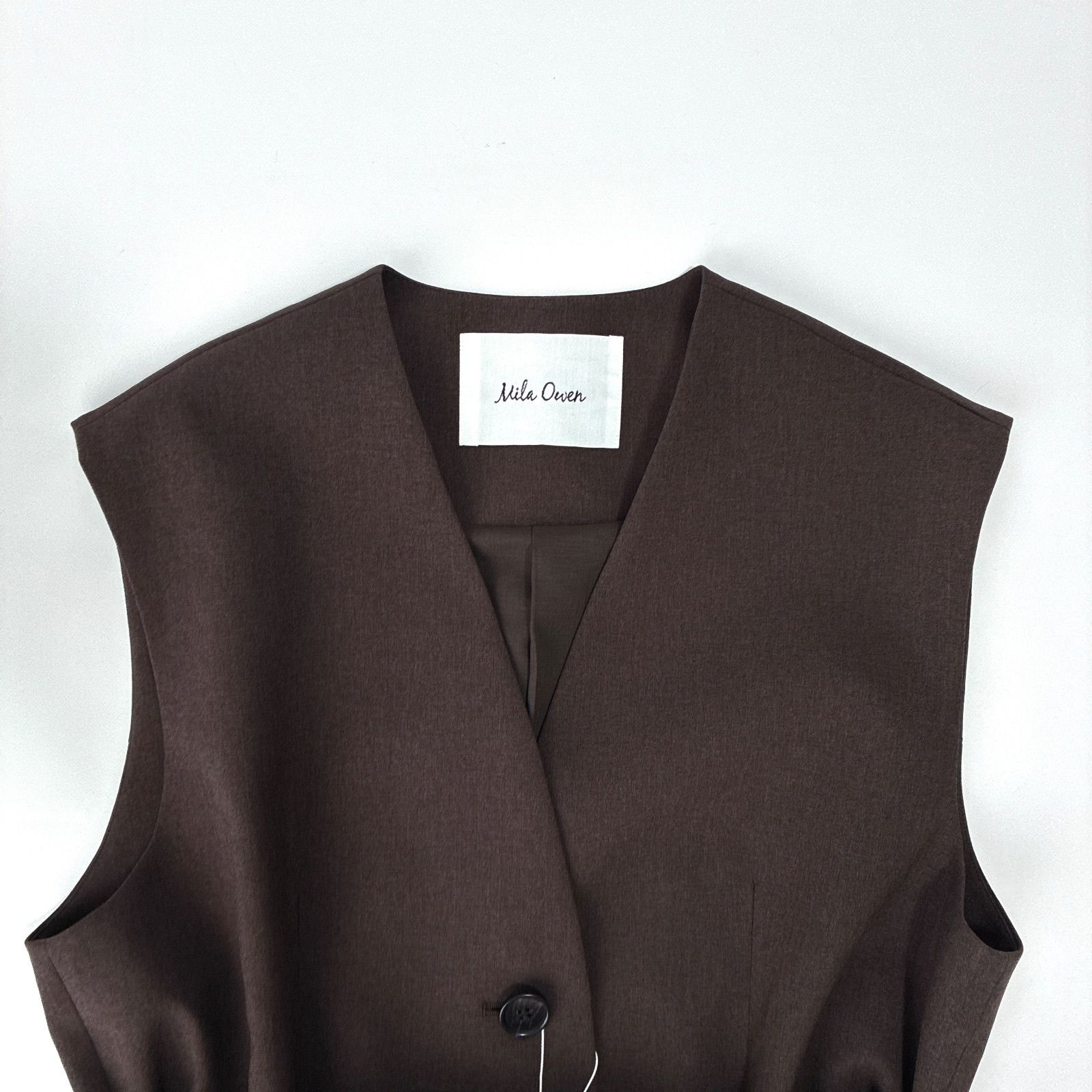 タグ付 美品✨/ 2025 / MilaOwen ミラオーウェン / 共ベルト付き