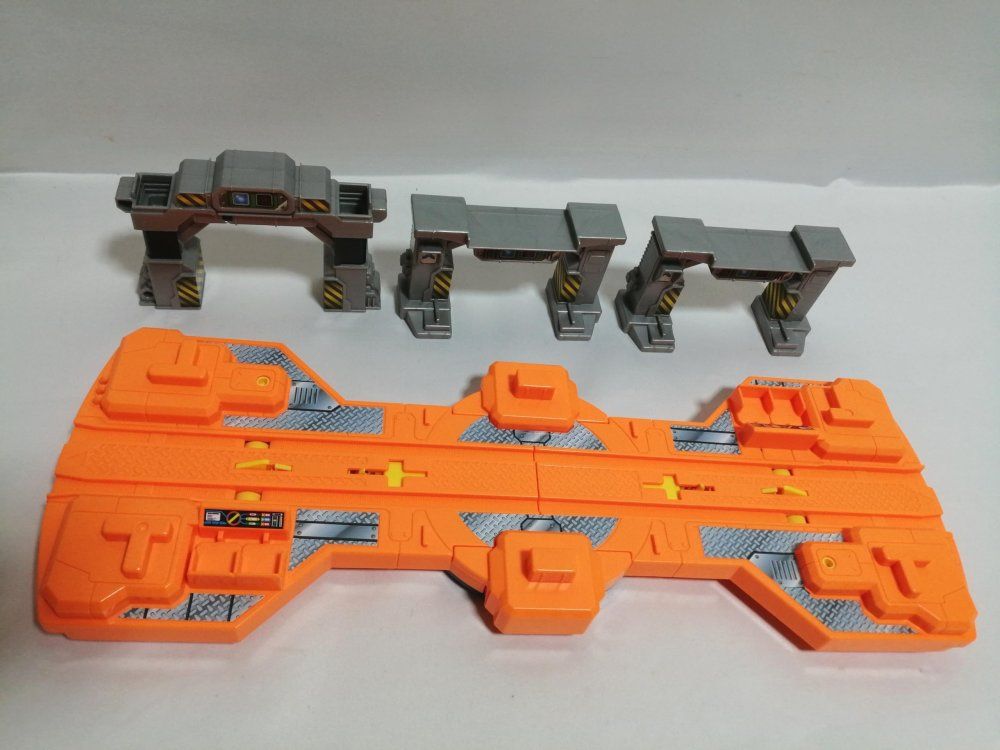  プラレール ぐるぐる回る! ビッグ転車台基地 レール 情景 カプセルプラレール