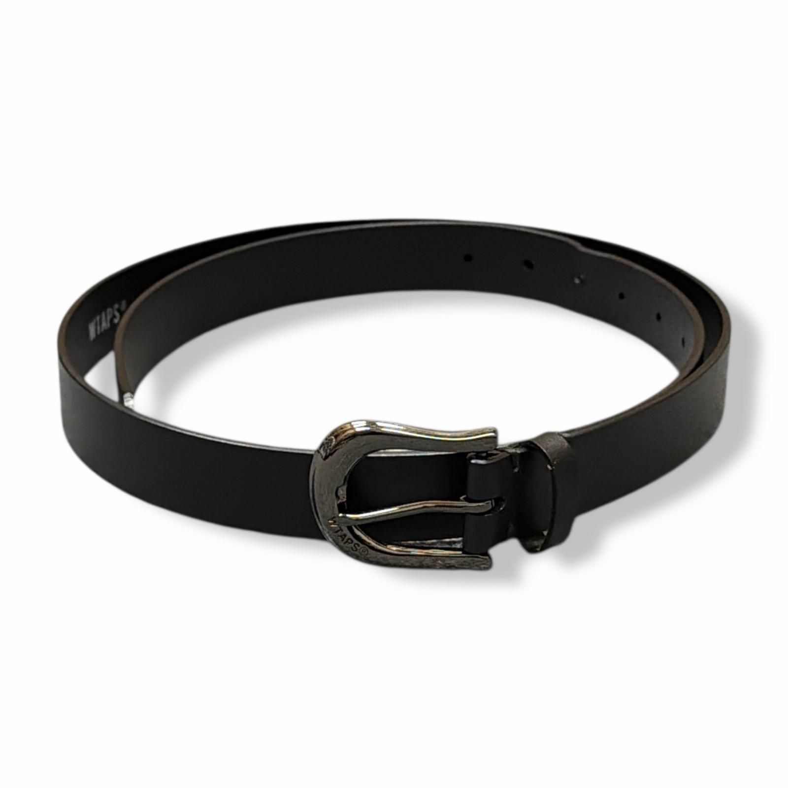 WTAPS 25AW HOOF / BELT / SYNTHETIC レザー ナローベルト ダブル