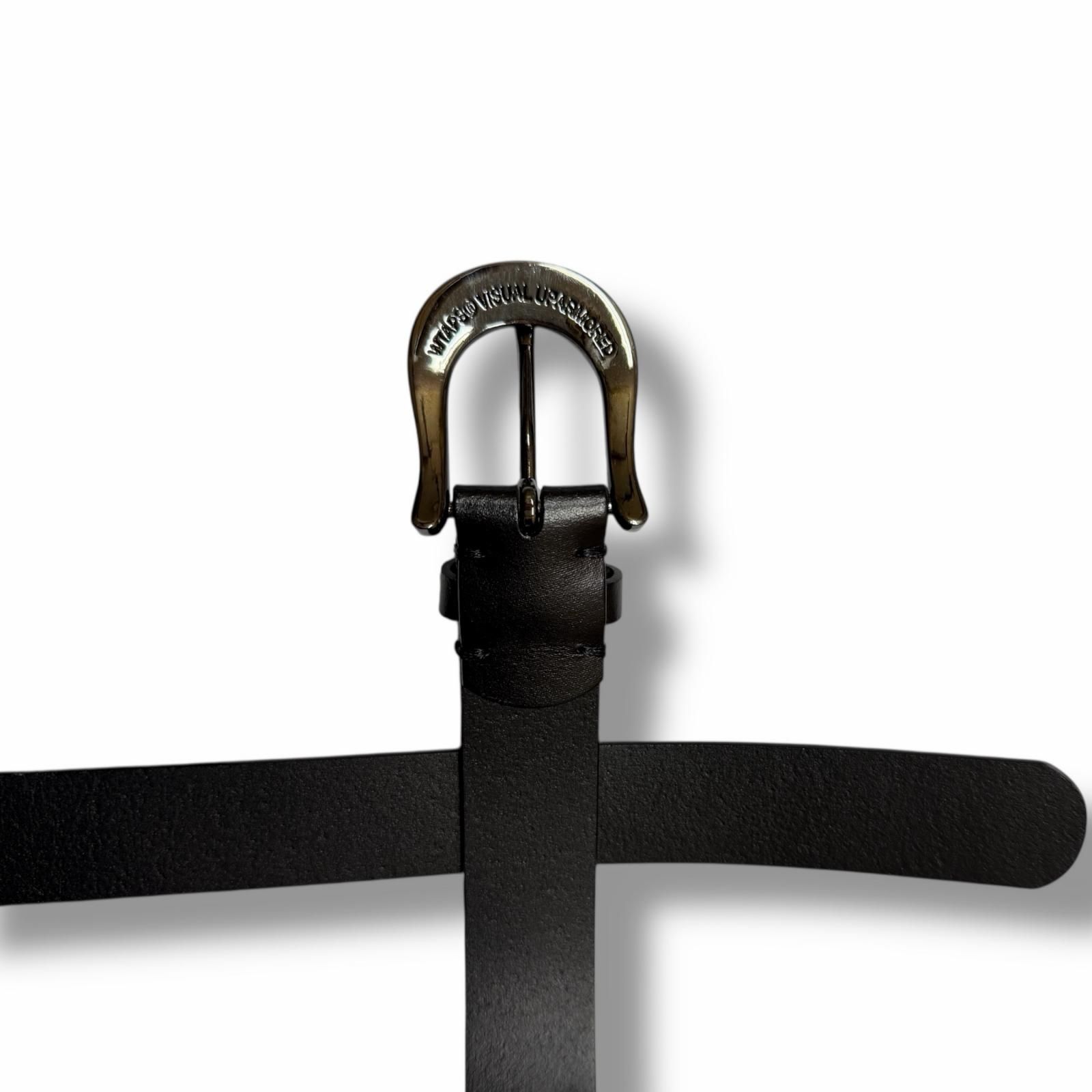 WTAPS 25AW HOOF / BELT / SYNTHETIC レザー ナローベルト ダブル