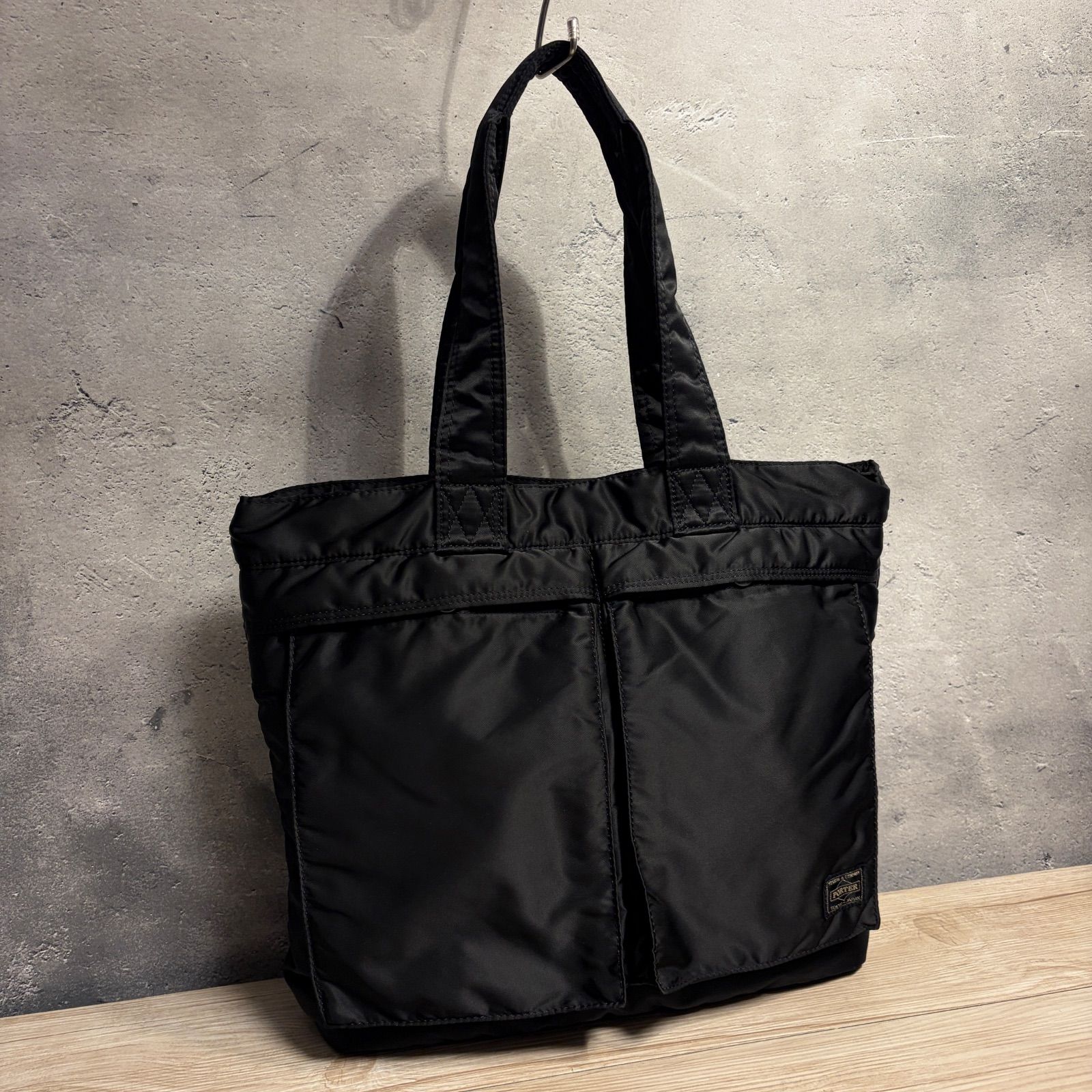 PORTER タンカー トートバッグ ブラック A4収納可 ナイロン 定番モデル