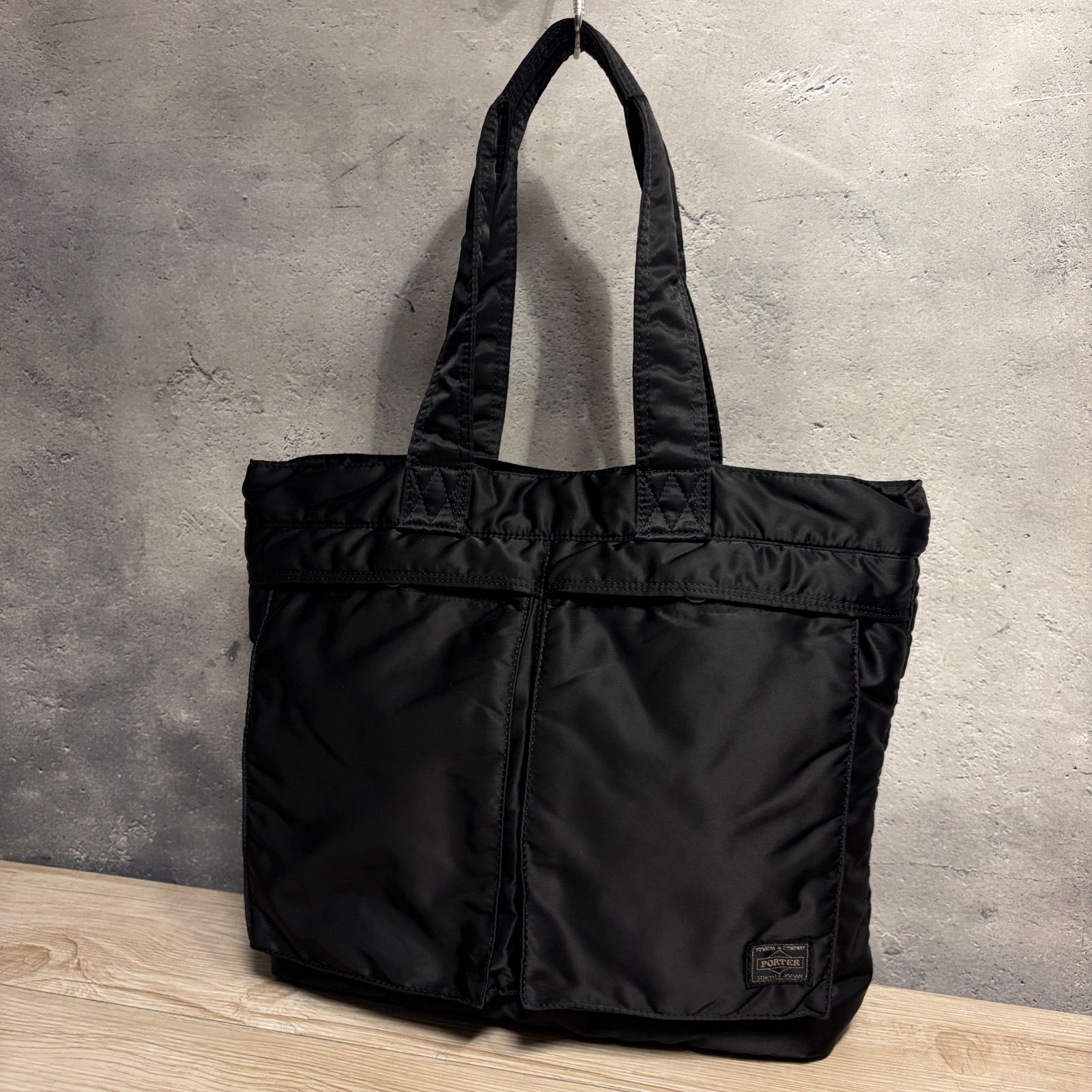 PORTER タンカー トートバッグ ブラック A4収納可 ナイロン 定番モデル