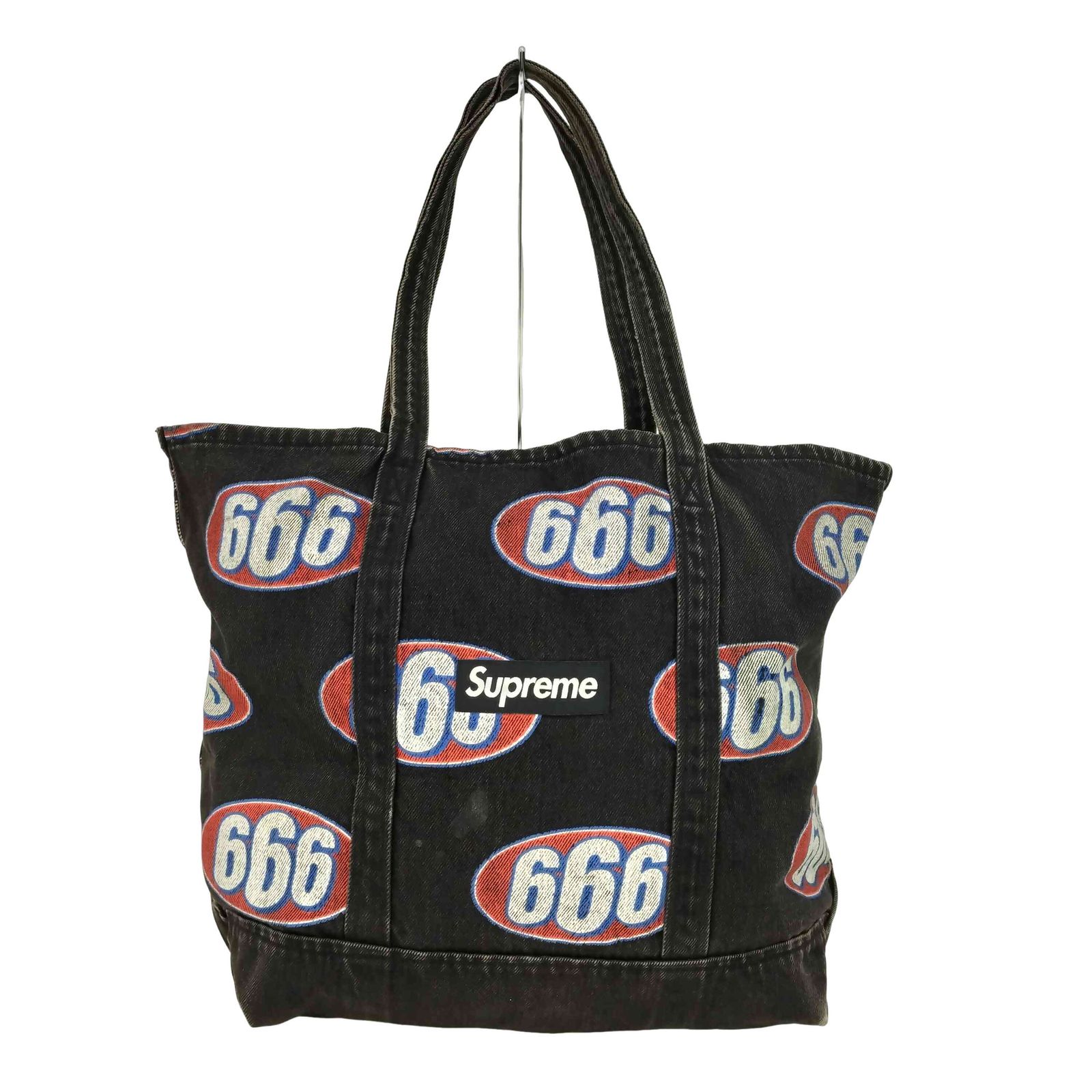 シュプリーム Supreme 17ss BLACK DENIM TOTE 666 メンズ 表記無 