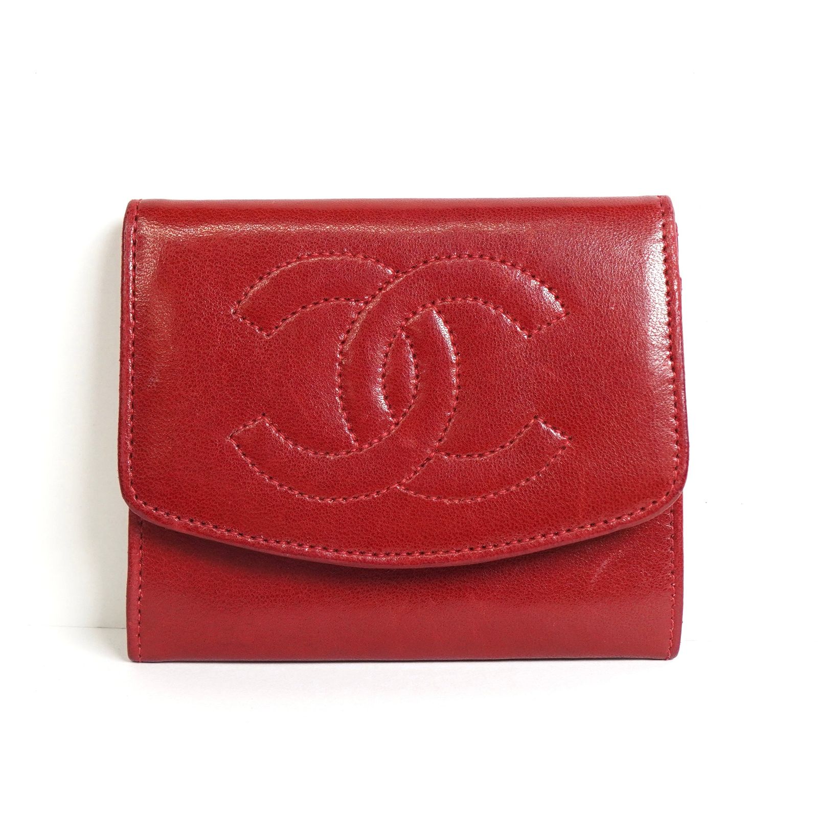シャネル ココマーク ラムスキン コインケース レッド 7桁3番台 - メルカリ