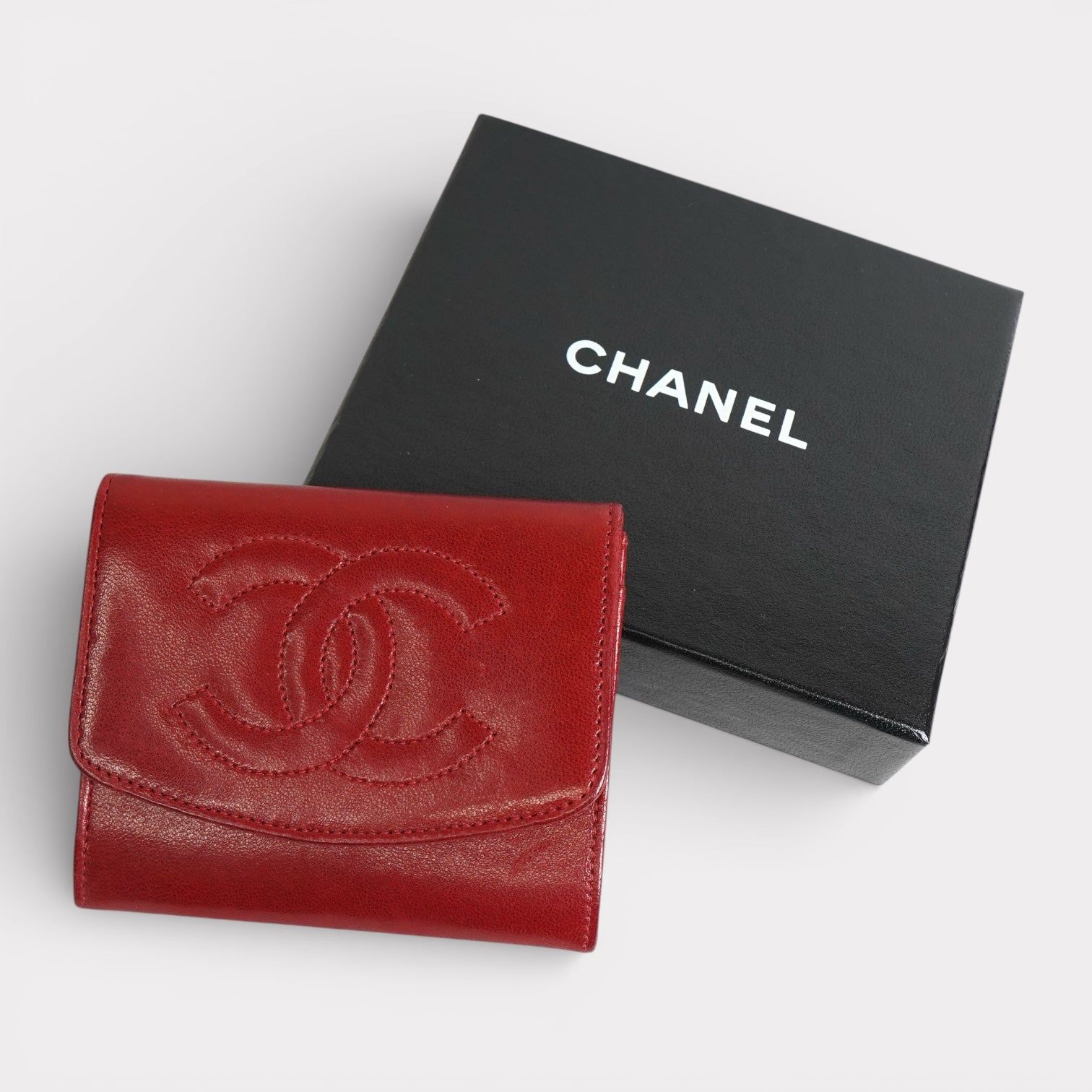 シャネル ココマーク ラムスキン コインケース レッド 7桁3番台 - メルカリ