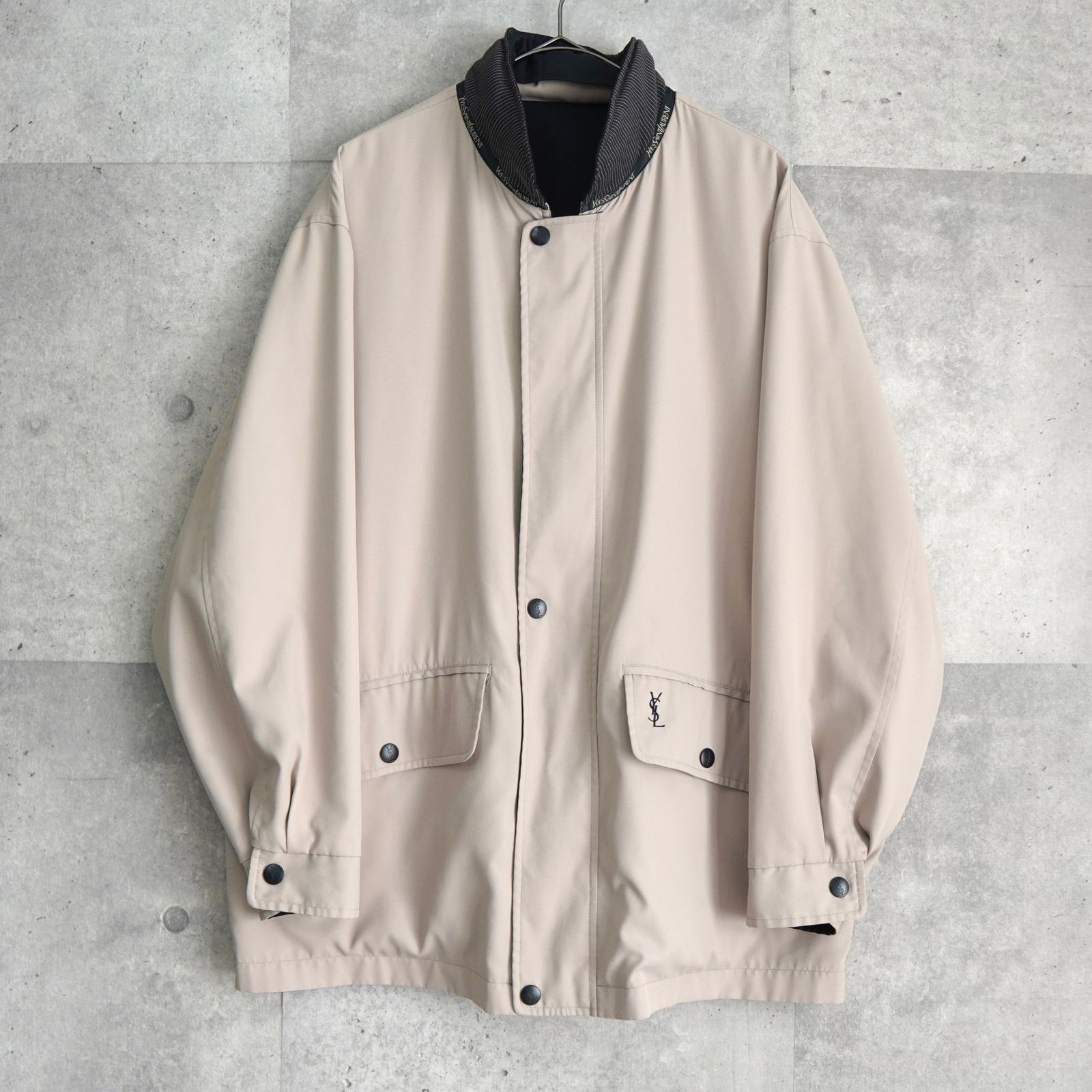 イヴ サンローラン 1990's ヴィンテージ リバーシブル YSLロゴ