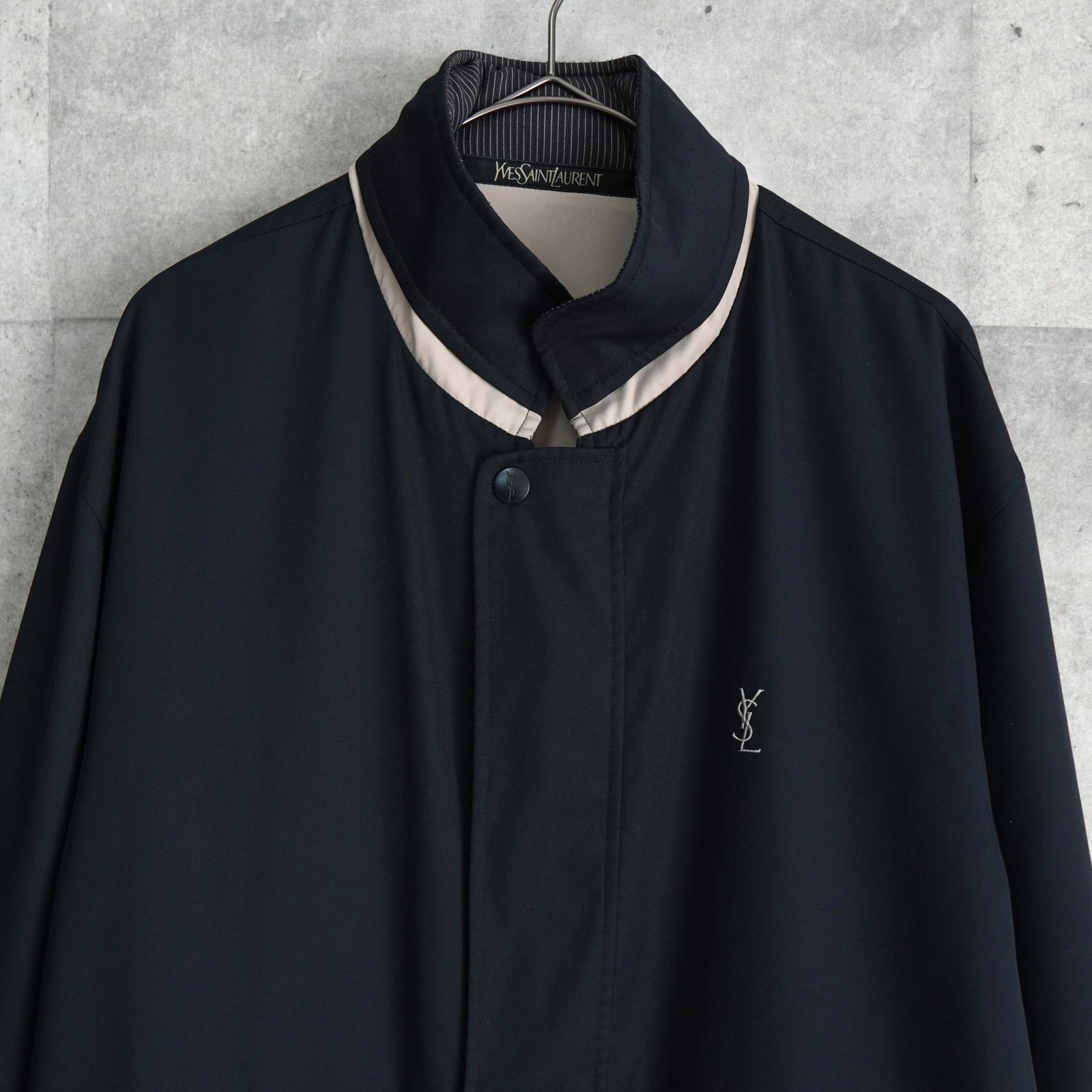 イヴ サンローラン 1990's ヴィンテージ リバーシブル YSLロゴ
