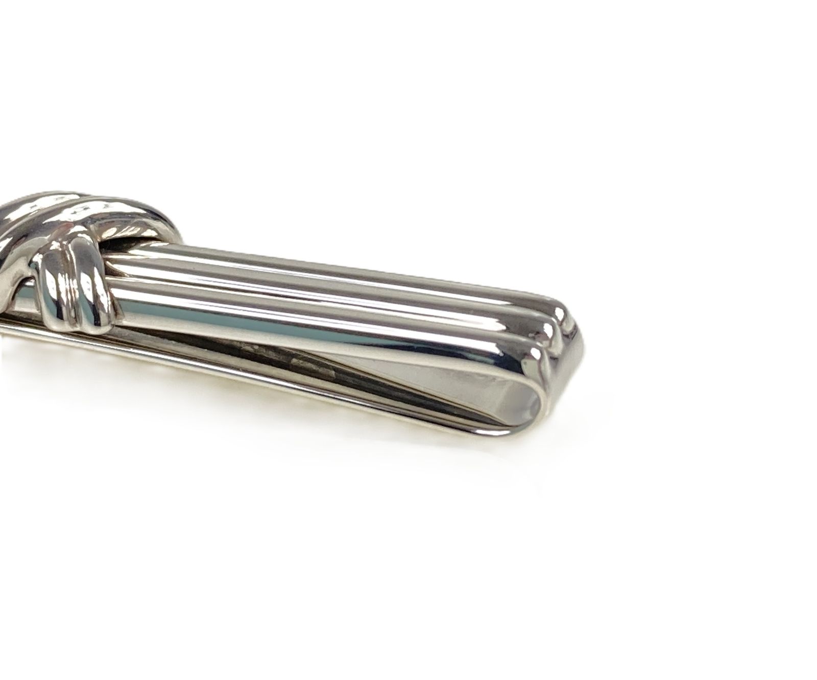 美品 ティファニー TIFFANY シグネチャー ネクタイピン 保存袋付き