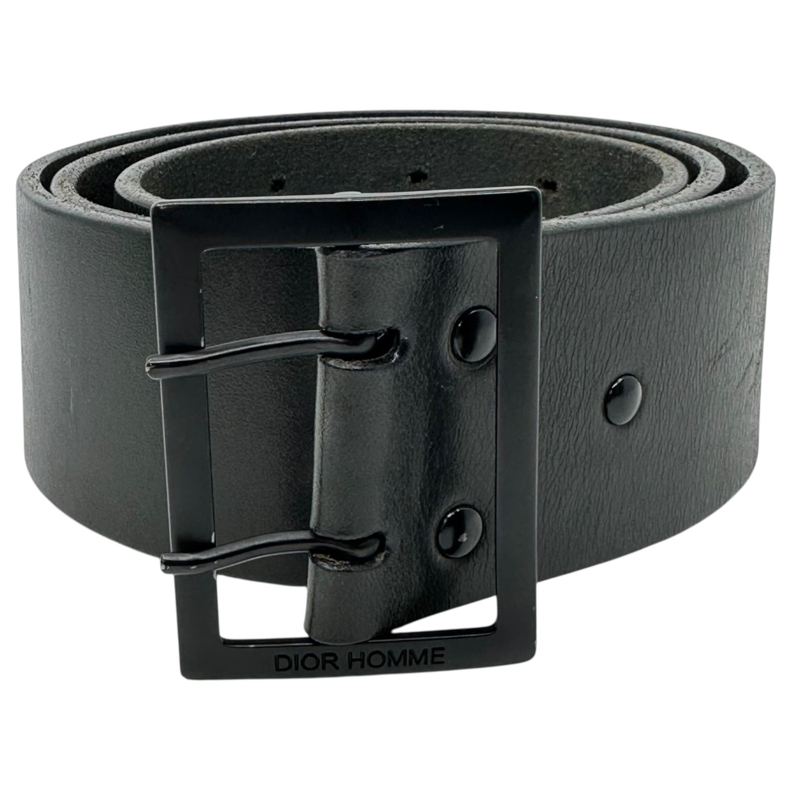Dior HOMME(ディオールオム) by Hedi Slimane Double-Pin Leather Belt