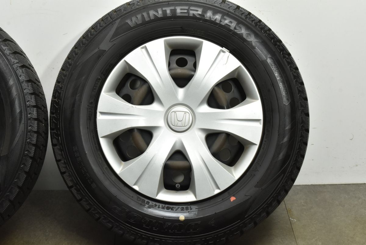 バリ溝】ホンダ フリード 純正スチール 14in 5.5J +50 PCD100