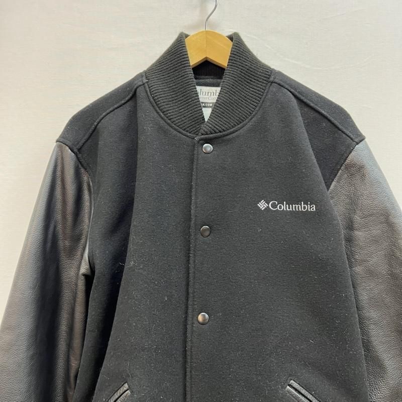コロンビア 袖レザー メルトンウール スタジャン メンズ L ISItems