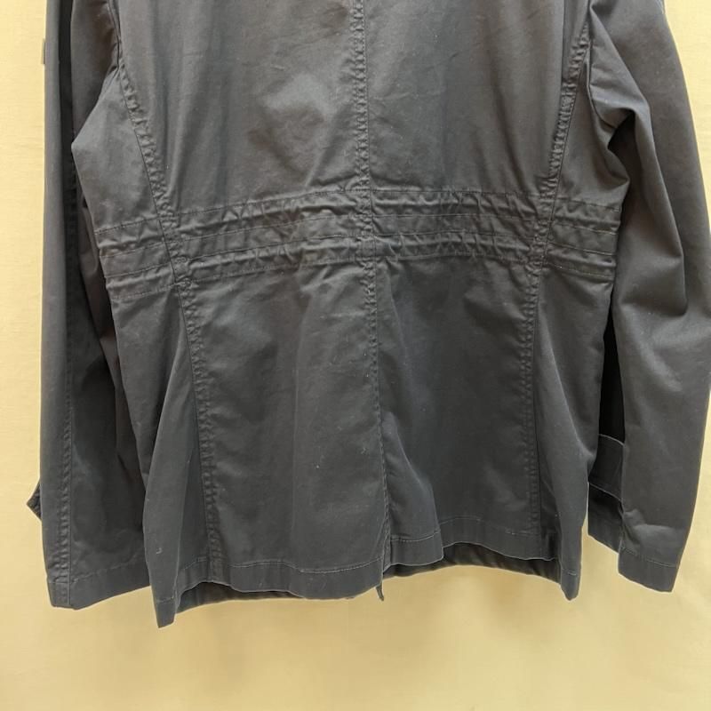 バーバリーブラックレーベル M-65 ミリタリージャケット ロゴ レザー