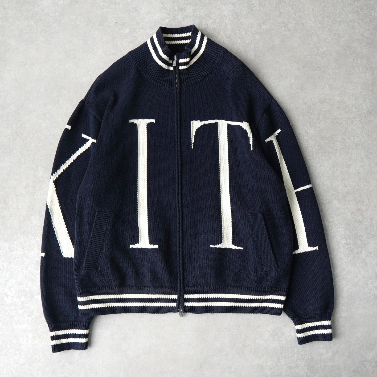 KITH Big Letter New York Full Zip Sweater レーター ニューヨーク 
