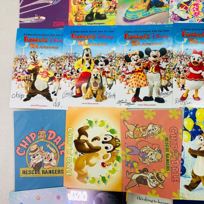  大量まとめ ♥品 以上 ディズニー ポストカード ミッキー プーさん チップ-デール ディズニープリンセス 美女と野獣 アラジン アナと雪の女王 ラプンツェル トイストーリー ベイマックス など ハガキ イラスト カード はがき Disney その他 キャラクターグッズ