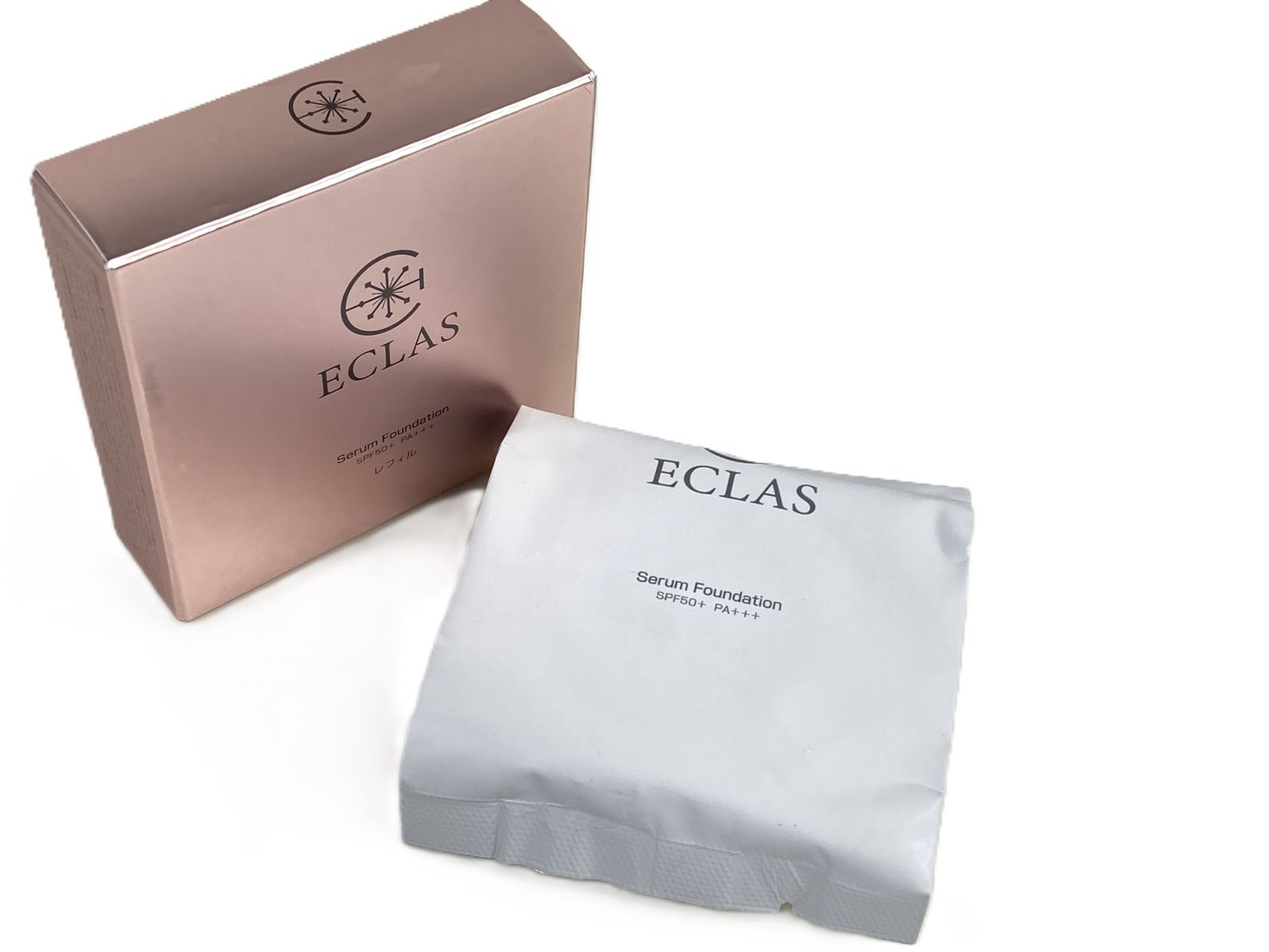 未使用 エクラス ECLAS セラム ファンデーション リフィル 専用パフ