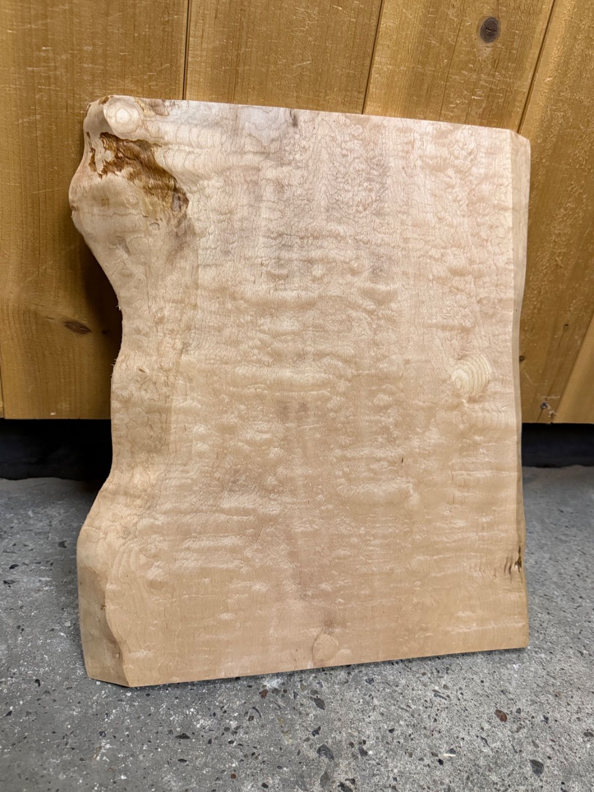 激泡杢シリーズ カエデ 楓 板 一枚板 無垢材 銘木 証明書 木工 ＤＩＹ 素材