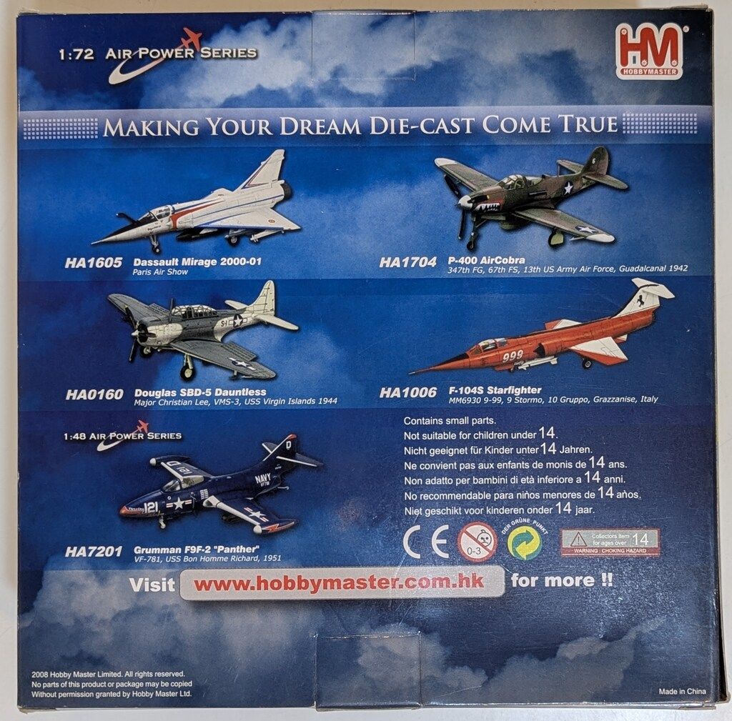 HOBBY MASTER 1/72AIRPOWER SERIES A-4F スカイホーク VA-164