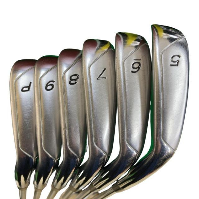 中古】 テーラーメイド R11 6S レフティ アイアンセット IR NS PRO