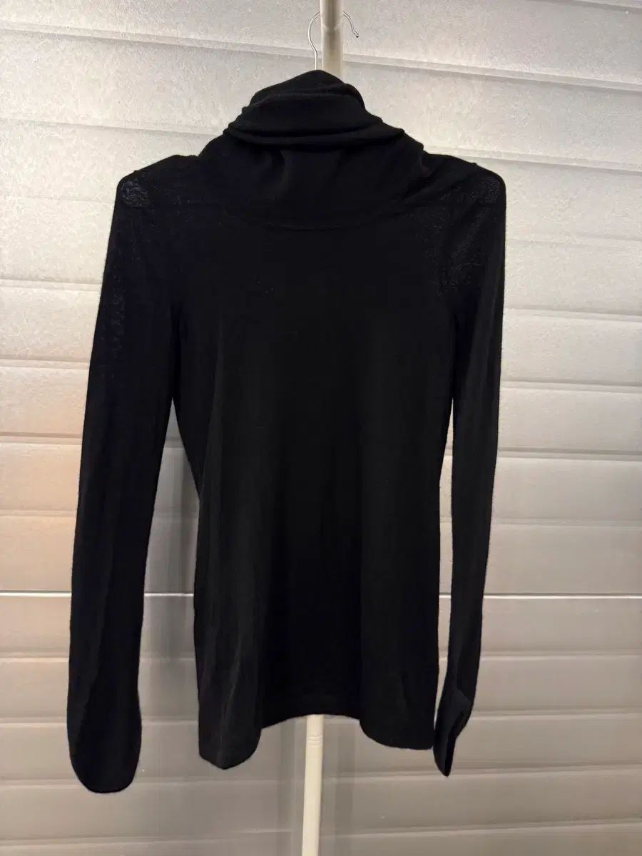 HELMUT LANG ヘルムート・ラング タートルネック ニト ブラック S