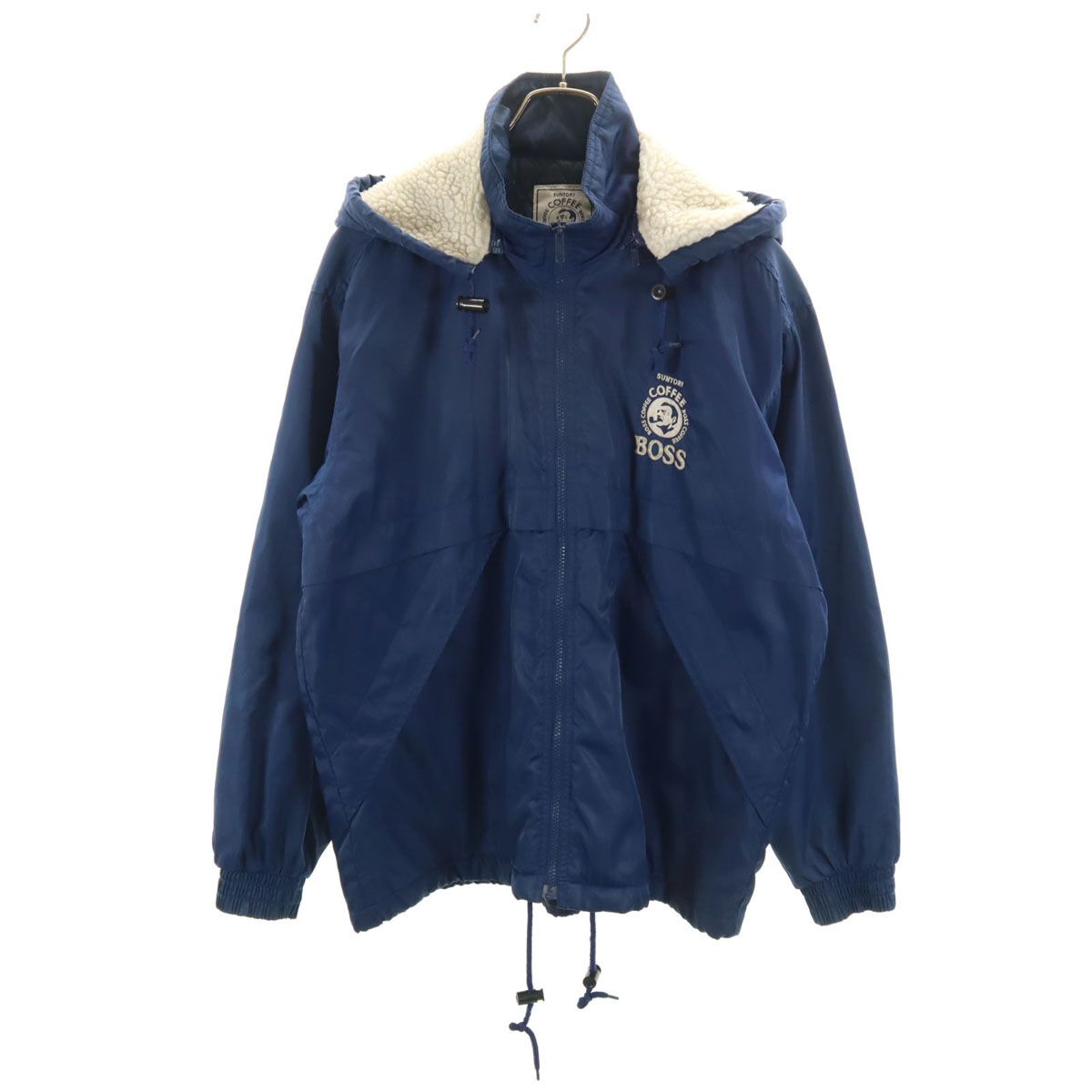 SUNTORY ORIGINAL DESIGN サントリーボス ナイロンジャケット ネイビー