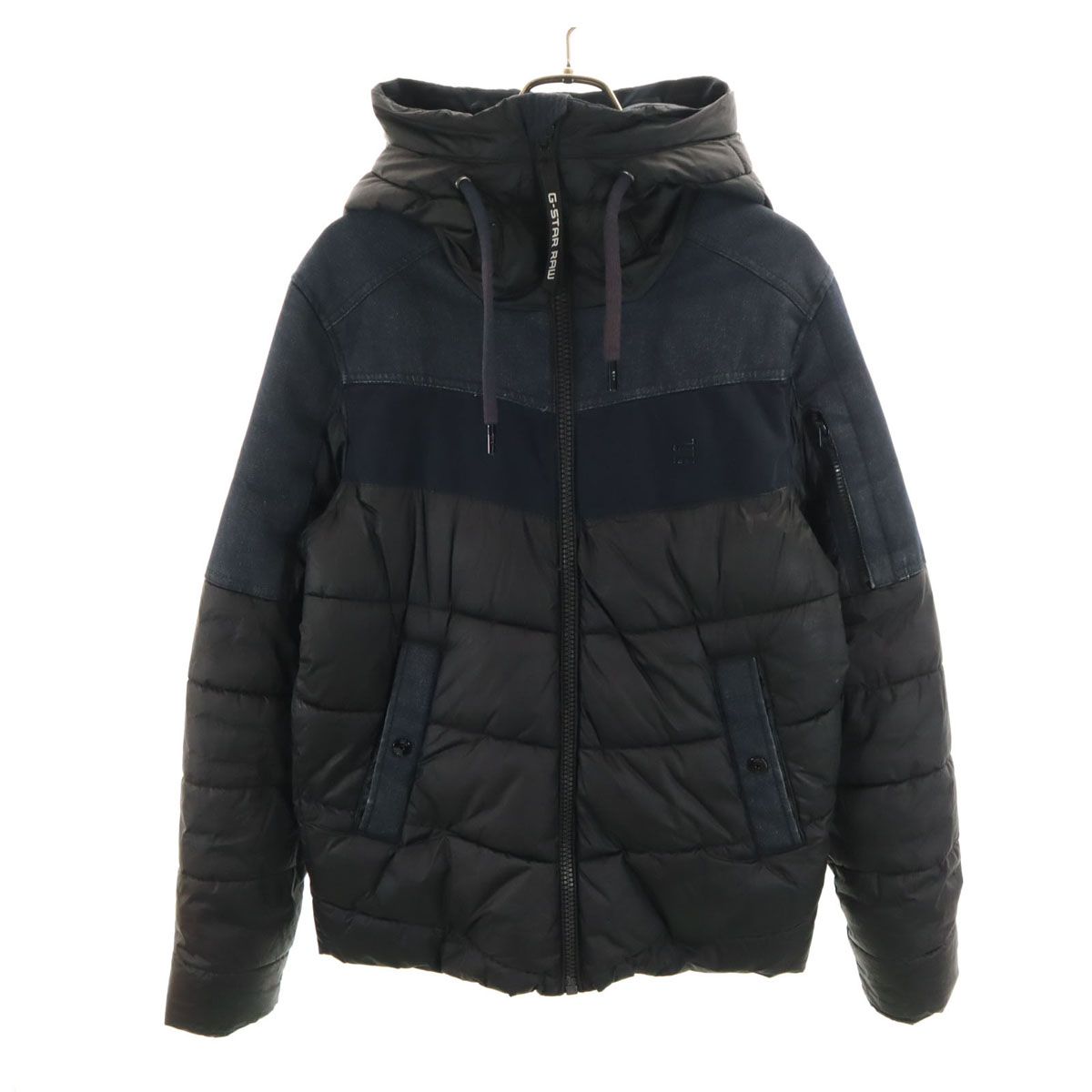 G-STAR RAW ジースターロウ 中綿ジャケット XS ブラック メンズ 古着 