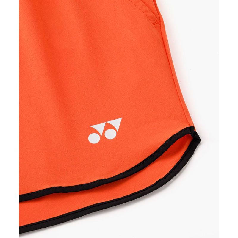 YONEX 幾何学模様パンツ オレンジ/レッド 新品 YONEX ヨネックス