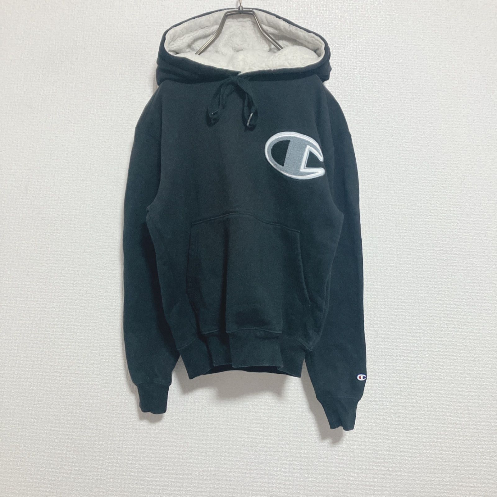 ロゴ刺繍】CHAMPION チャンピオン パーカー ヘビーウエイト系 フード裏 