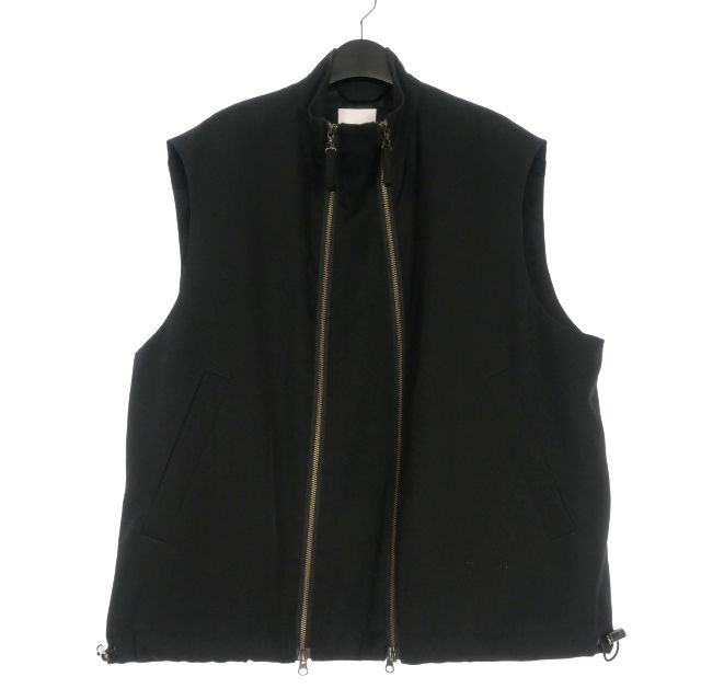 ウジョー Ujoh 22AW W Zip-up Vest ダブルジップアップベスト ジレ 2