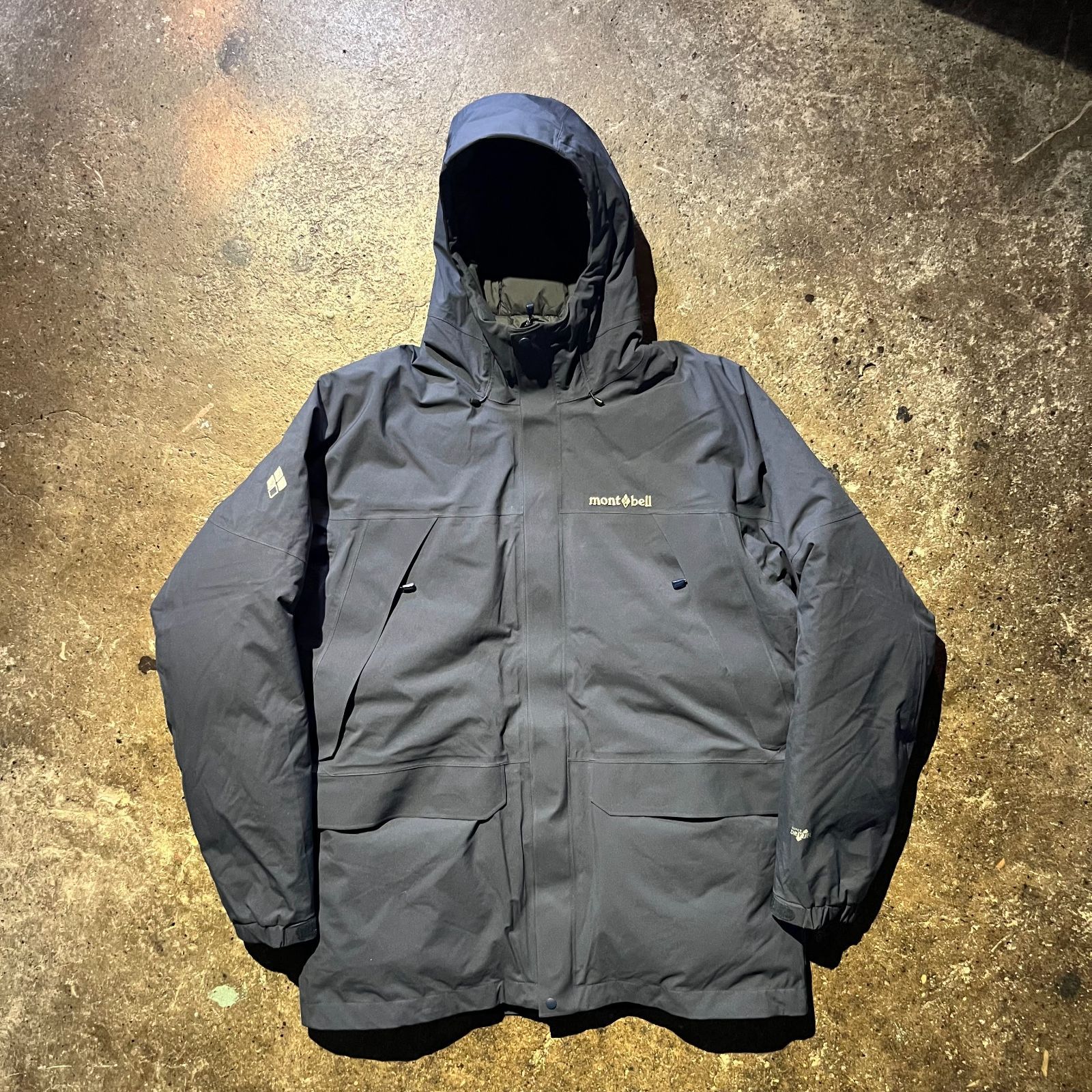mont-bell パウダーランドパーカ XL ネイビー モンベル ダウン 